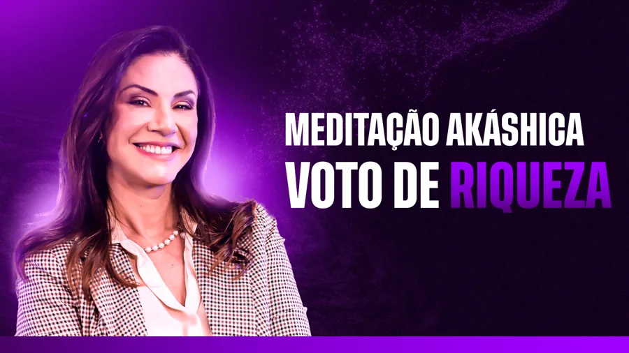 Capa do bônus 1: MEDITAÇÃO AKÁSHICA — VOTO DE RIQUEZA